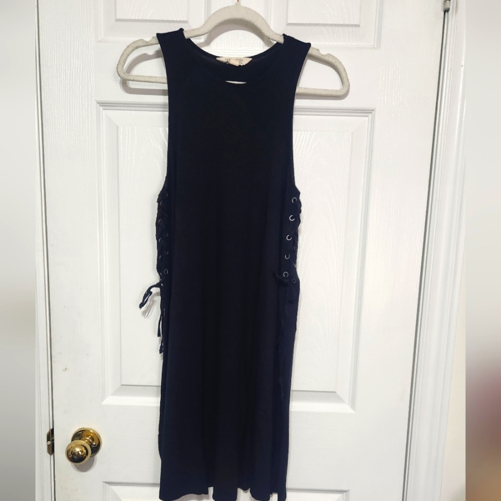 Side Shoelace Dress
